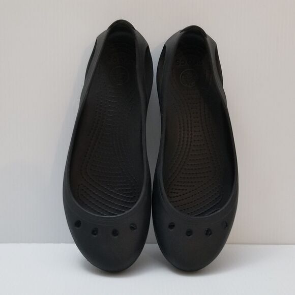 Crocs Kadee Womens Size 9 Slingback Comfort Work Flats Ballerina Slip On Shoes - Picture 1 of 12